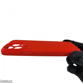 Švelnus silikoninis dėklas su magsafe - raudonas (Apple Iphone 14 Pro Max) Švelnus silikoninis dėklas su magsafe - raudonas (Apple Iphone 14 Pro Max)